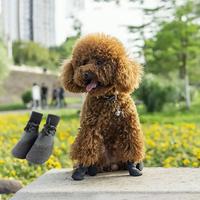 Gambar 4pcs/set Non-Slip Non-Slip Dog Socks Boots Breathabl Soft Puppy Sport Boots Waterproof Rubber/Cotton Dog Paw Protector dari AGEN GROSIR BEDAKPIXY729 undefined 2 Tokopedia