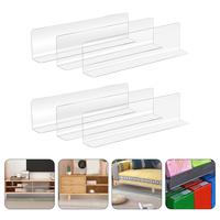 Gambar 6 PCS Supermarket Sorting Baffle Units Clear Book Shelf Closet Divider Dividers Plastic Shelving Shelves Organizer for Cut off dari AGEN GROSIRR KOMPORNEW729012 undefined 2 Tokopedia