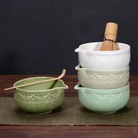 Gambar Ceramic Matcha Bowl Large Capacity Smooth Green Tea Maker Cup High Temperature Resistant Tea Salad Soup Bowl dari AGEN GROSIRR BNGKONG618911 undefined 3 Tokopedia