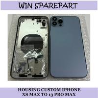 Gambar TERLARIS (JONIES) HOUSING CUSTOM IPHONE XS MAX TO 13 PRO MAX FULLSET / CASING FULLSET / CASING 1 SET NEW PRODUCT Langsung Proses dari KUBA STORE ID undefined 5 Tokopedia