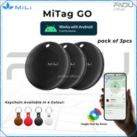 Gambar Mili Mitag Go - Android Smart Tag Compatible With Google Find My App / Item Finder Google Certified Product - 3Pcs, Device Only New Best Quality Asli 100% Original - Keychain Hitam dari MANGKU PEDIA undefined 1 Tokopedia