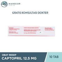 Gambar Captopril OGB Dexa 12.5 mg Strip 10 Tablet dari Apotekmandjurofficial undefined 2 Tokopedia