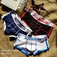 Gambar Boxer Pria Katun AUSSIEBUM Celana Dalam Katun Pria Solid Colour M-XXL dari Marripos Mall undefined 5 Tokopedia