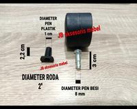 Gambar RODA KURSI KANTOR 5cm.. MODEL TANCAP dari hasil ala undefined 1 Tokopedia