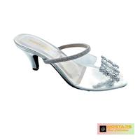 Gambar Sepatu Heel Wanita Transparant Hak Lancip 5cm dari poni flat undefined 3 Tokopedia