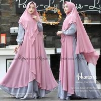 Gambar HUMAIRA SYARI SET FREE HIJAB SIZE M L XL XXL SET WANITA REMAJA GAMIS FRENDLY MATT WOLFIS PREMIUM dari edisimantap undefined 1 Tokopedia