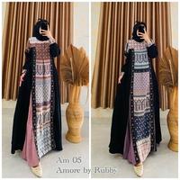 Gambar Amore by Rubby / amore ruby /Annemarie 05 / Annemarie amore by rubby / gamis ori amore by rubby / ori amore by ruby dari tantan nugr undefined 2 Tokopedia