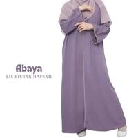 Gambar ABAYA DRESS REMAJA MUSLIMAH BASIC TURKI UMROH FARRASI LIS BISBAN dari indahnya abaya undefined 5 Tokopedia