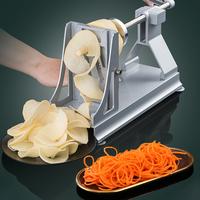Gambar 3 Blades Vegetable Spiralizer Spiral Slicer Veggie Pasta Spaghetti Grater Salad Chopper Potato Cutter Curly Fry Maker dari ina inu shop2 undefined 2 Tokopedia