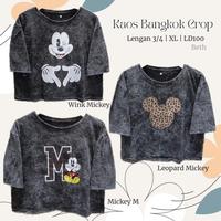 Gambar Elizabethgrosir1 Kaos Crop Bangkok LD 100cm Lengan 3/4 Grosir 47 Kaos Katun combed 30s adem Acid Wash Import EN BKK Tie Wanita Hitam Top Atasan Oversize Santai Baju Tshirt Motif dari sota6643 undefined 4 Tokopedia