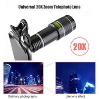 Gambar 20/12/8x Optical Zoom Camera External Telescope Lens with Clip Universal Phone Camera Lens Wide Angle for iPhone Xiaomi Watching dari iibbuunniiaaaaa undefined 2 Tokopedia
