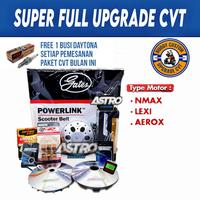 Gambar Super Full Upgrade Cvt Nmax Aerox 155 Lexi 125 Mangkok Ganda Spectro Racing Astro Custom -  NMAX 2017-2024 dari ADS STORE 09 undefined 3 Tokopedia