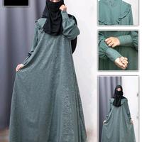 Gambar Abaya Delisa forzaleta embos premium Binsal butik exclusive basic abaya Lembut Gamis Wanita Mewah D3V!! dari Rogerday undefined 5 Tokopedia
