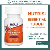 Gambar VITAMIN D-3 D3 10000 IU NOW 120 SOFTGELS dari VitalityCenter. undefined 2 Tokopedia