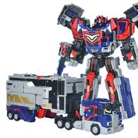 Gambar New Metal Cardbot Transforming Robot to Car Action Figures HEAVY IRON with Card Transformation Car Model Toys for Child Gift dari minfat undefined 5 Tokopedia