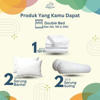Gambar UM(1) VALENCIA - Sprei Set - TENCEL Sutera Organik Size 100x200 / 120x200 / 160x200 / 180x200 / 200x200 Tinggi 40 cm dari suprat6 undefined 2 Tokopedia