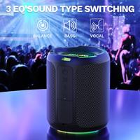 Gambar Ohayo X3 Portable Bluetooth Speaker 40W,IPX7 Waterproof Wireless Speaker with Colorful Lights TF Card/AUX in, For Camping Hiking dari rasendya store undefined 5 Tokopedia