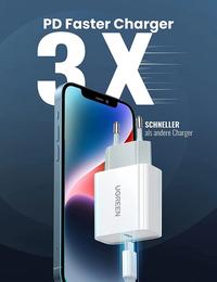 Gambar READY STOCK UGREEN Charger iPhone Lightning MFI PD Type C Fast Charging 20w - 1 SET GAN 20W G dari Arul Sell undefined 2 Tokopedia