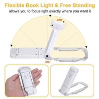 Gambar lampu baca jepit /Lampu Baca Buku LED /Kecerahan yang dapat disesuaikan untuk pelindung mata, cocok untuk membaca di tempat tidur Mobil dari PT anggun wijaya undefined 4 Tokopedia