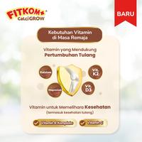 Gambar Fitkom Calci Grow Vitamin Tulang Gigi Anak 7 -14 tahun Kalsium Magnesium Vitamin B Vitamin Anak Tumbuh Tinggi Vitamin Permen Rasa Coklat dari sunarti877877 undefined 1 Tokopedia