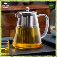 Gambar Teko Teh Kaca Tahan Panas Api Saringan Stainless Infuser Teapot - 700mL dari OnePortal undefined 5 Tokopedia