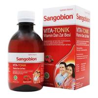 Gambar SANGOBION VITA-TONIK 250 ML / SANGOBION SIRUP CAIR 250ML PENAMBAH DARAH / SUPLEMEN ZAT BESI dari sunarti877877 undefined 5 Tokopedia