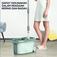 Gambar PROMO MURAH scm003 ALAT tongkat PEL LANTAI BONBOX BCT704/ SAMONO SCM003 / SCM012 1SET Fiber dengan Ember putar ultra Spin Mop Membilas PLUS REFIL - MURAH dari san@offivial undefined 5 Tokopedia