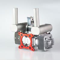 Gambar RCGF 70cc Twin Cylinder Petrol/Gasoline Engine 70CCT Dual Cylinder with Muffler/Igniton/Spark Plug for RC Model Airplane dari bemiya undefined 5 Tokopedia