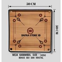 Gambar (TERLARIS) MEJA KARAMBOL/PAPAN KARAMBOL FREE BIJI KARAMBOL DAN KRISTAL dari ibo212 undefined 5 Tokopedia