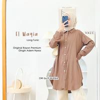 Gambar El Waqia Tunik Katun Rayon Premium Adem Kancing Depan - TWILL ~ Putih, 5L - LD 140 dari FADISTA_OLSHOP undefined 1 Tokopedia