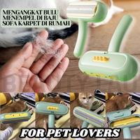 Gambar Alat Pembersih Bulu Kucing Di Pakaian Baju Karpet Sikat Bulu Kucing Pet Hair Removal - Yellow dari Beauty Lau undefined 1 Tokopedia