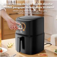 Gambar HAN RIVER Air Fryer 3.5L Low Power pink 500 Watt - GARANSI RESMI - black dari SES Hapeworld undefined 3 Tokopedia