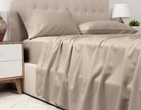 Gambar Sleep Project Sprei Set Tencel Nature Friendly Plain Beige Gratis Ongkir - Sprei Set, Single120x200 dari Rangby_Store undefined 1 Tokopedia