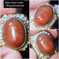 Gambar n35 OBRAL PASTI MURAH CINCIN BATU AKIK PASIR INTAN BERKILAU UNIK ANTIK TOP dari n35 undefined 1 Tokopedia