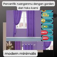 Gambar Gorden Emboss Polos Minimalis Hordeng Gordeng Mewah Embosh Termurah LP - Aries, 150x225cm dari Berkah Saluyu undefined 3 Tokopedia