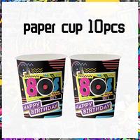 Gambar Hip Hop 80‘ Birthday Party Decoration 1980s Disposable Tableware Plate Cup Retro Disco Balloon Back to 80s Adults Party Supplies dari L SANTI SHOP undefined 4 Tokopedia