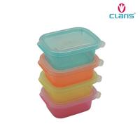 Gambar KOTAK MAKAN MINI/TEMPAT BUMBU 100ML FOODSAVER CLARIS 2931-4 dari yadulcilok undefined 5 Tokopedia