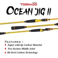 Gambar Best Pick - TORNADO Joran OCEAN JIG II 180cm 602 Pe 1-3 & 2-4 Bahan Carbon Solid Joran Jigging Harga Murah Berkualitas L15k dari Tutut Asolole Store undefined 2 Tokopedia