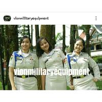 Gambar seragam pdh menwa cewek baju panjang rok/celana panjang resimen mahasiswa 1 pasang celana+baju tanpa atribut, atribut diterpisah dari Gadgit diD undefined 1 Tokopedia