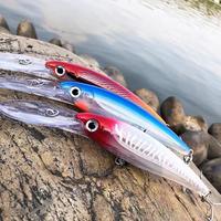 Gambar 1Pcs 140mm 47.6g Big Trolling Minnow Fishing Isca Artificial Deep Diving Seawater Peche Bass Lure Minnow Wobbler Fishing dari flathair undefined 5 Tokopedia