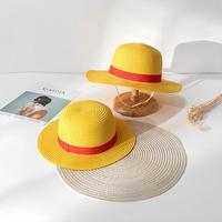 Gambar ORIGINAL Topi Jerami Luffy Anime One Piece Topi Mugiwara No Luffy Cosplay Hat READY STOCK dari tkash undefined 2 Tokopedia