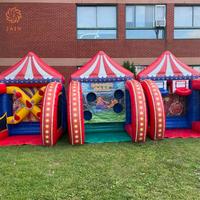 Gambar Inflatable Carnival Games Soccer Dart Knock Down Basketball For Outdoors Party, Inflatable Activities With Blower For Kids dari dragmorad undefined 5 Tokopedia