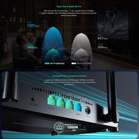 Gambar Tenda WiFi6 AX1500 Smart WiFi Router Dual Band Gigabit Wireless Internet 4*6dBi High-Gain Antennas 3Gigabit LAN Ports AX2/ CX2 dari brubahanstarbroy undefined 2 Tokopedia