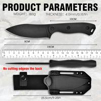Gambar Bk 19 Tactical Fixed Blade Knife Nylon Fiberglass Handle Wilderness Hunting Survival Knife Outdoor Camping Tools Kydex Sheath Kc dari jasunao undefined 3 Tokopedia