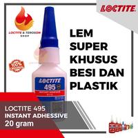 Gambar LEM INSTANT SUPER KUAT LOCTITE 495 20 GRAM LEM KHUSUS LOGAM & PLASTIK dari Cakrawalaa99 undefined 1 Tokopedia