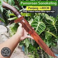 Gambar || HAJUN / Golok Pamoroan Kayu Sonokeling Bahan Baja Per Asli Panjang 40cm Best Seller Bisa COD ||~~~ dari HAJUN FAMS undefined 4 Tokopedia