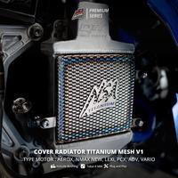 Gambar NSA COVER RADIATOR TITANIUM MESH V1 VARIO, PCX, NMAX, LEXI, ADV TUTUP RADIATOR TITANIUM PREMIUM SERIES TITANIUM GRADE 5 dari selenaa storee17 undefined 1 Tokopedia