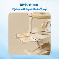 Gambar Kitty Mom - Stroller Baby Mewah Lipat Untuk Bayi Baru Lahir 0 -6 Tahun Traveling Dorongan Bayi Roda Bayi Stroler dari Mooncares undefined 1 Tokopedia