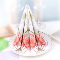 Gambar 33*33cm 20pcs/lot Lotus Flower Napkins Paper Decoupage Servilletas Table Elegant Tissues Wedding Birthday Party Home Decoration dari khammoc undefined 2 Tokopedia