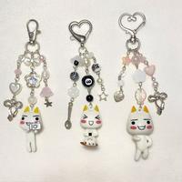 Gambar Toro Inoue charms cute Keychains|Cute Cat Bag Charm|Handmade Animal Keychain | Gift For Her dari ardiii hidayatt@13 undefined 3 Tokopedia